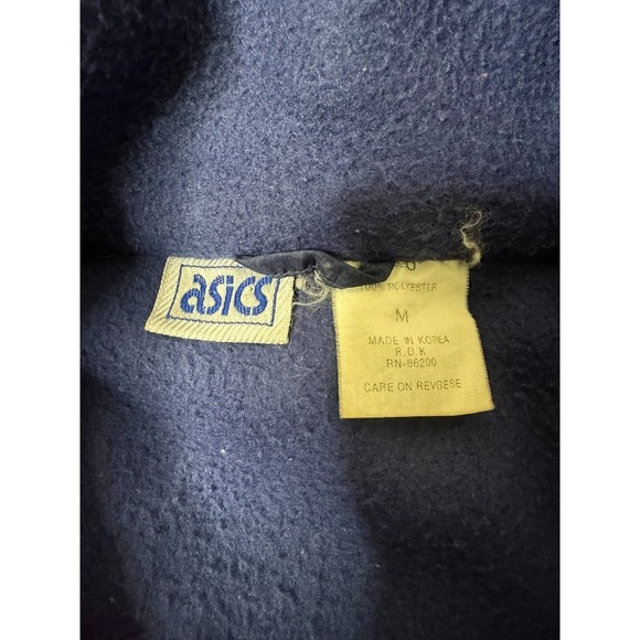 Vintage Asics Blue Pink Color Block Ski Snow Winter Jacket Men Size M Korea - Picture 3 of 8